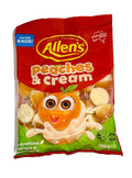 Allens Peaches and Cream 190g